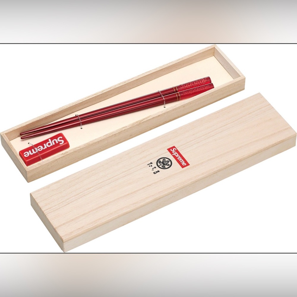 Supreme Red Chopstick set